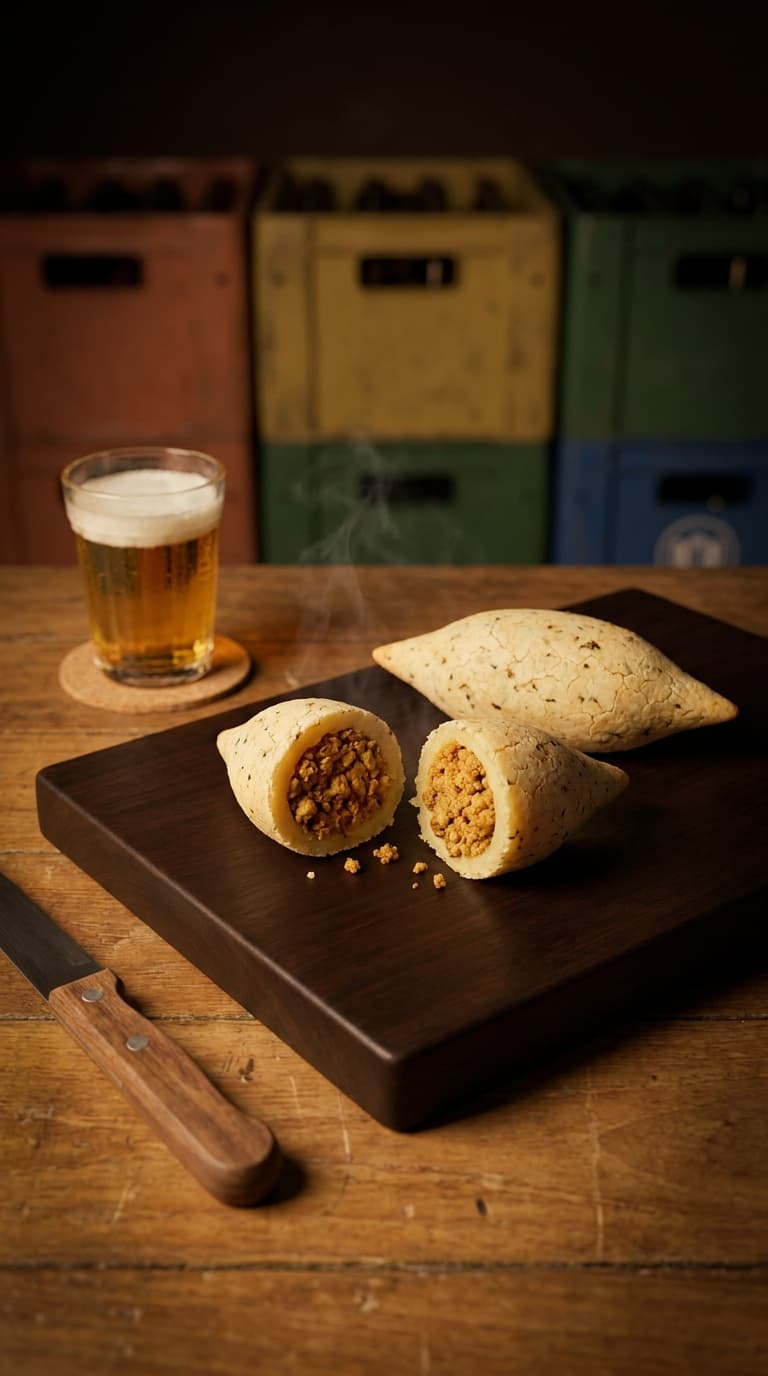 Bolinho caipira de Jacareí: foto do prato pronto